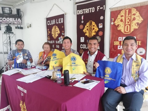 Encuentro de los club leos del Distrito F1, en Santa Rosa de Cabal