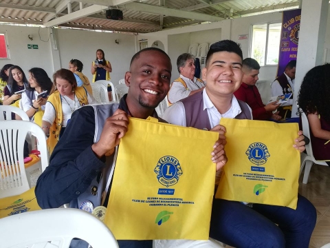 Encuentro de los club leos del Distrito F1, en Santa Rosa de Cabal