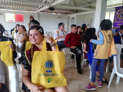 Encuentro de los club leos del Distrito F1, en Santa Rosa de Cabal