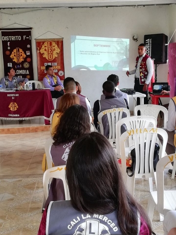 Encuentro de los club leos del Distrito F1, en Santa Rosa de Cabal