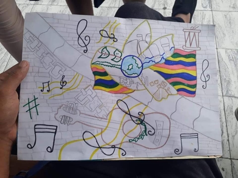 El Club De Leones Buenaventura Monarca culmino con gran éxito el Taller Cartel de la Paz 2019-2020